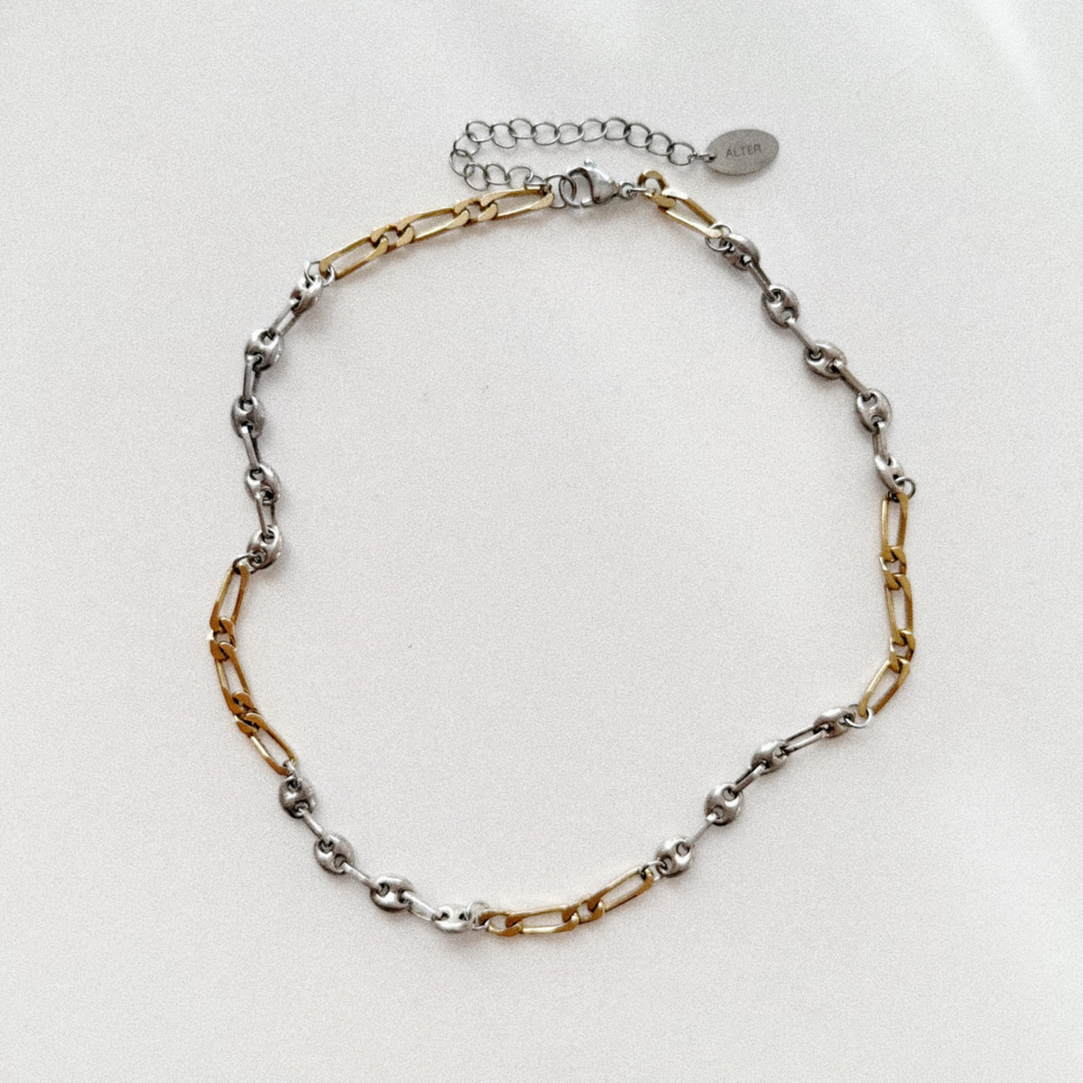 Collier mailles mixtes
