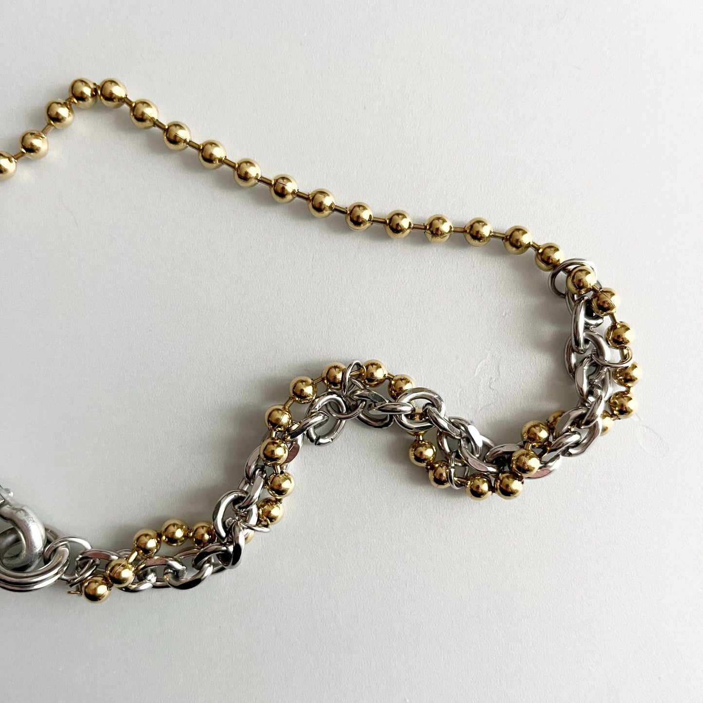 Collier - Billes dorées