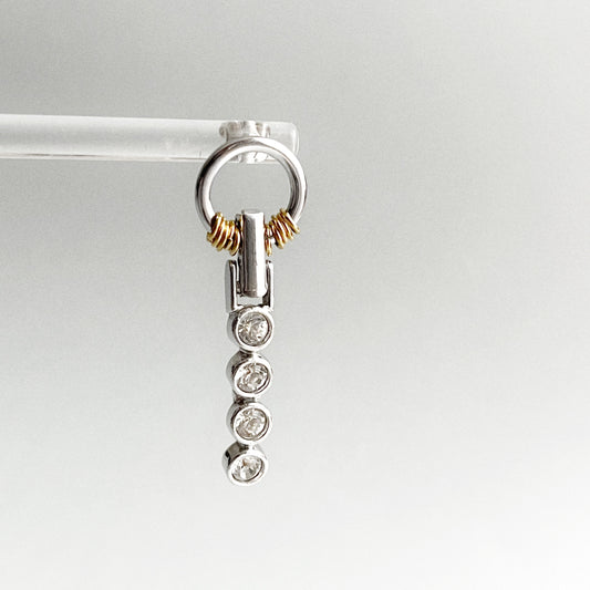 Boucle d'oreille - Strass Swarovski