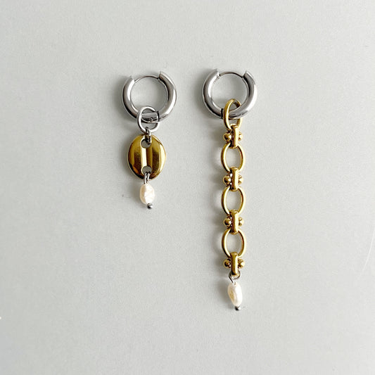 Paire de boucles - "La symbiose"