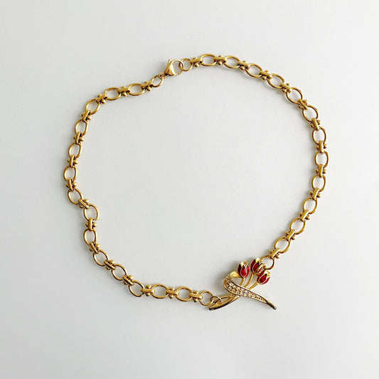 Collier "Les Tulipes"