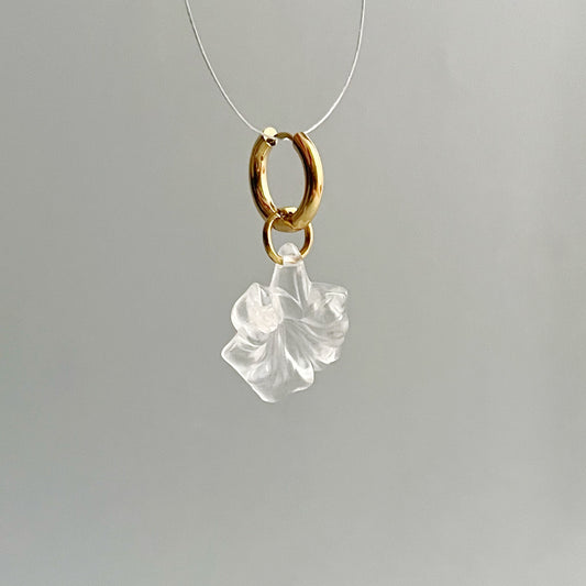 Boucle d'oreille "La Fleur" - Dorée