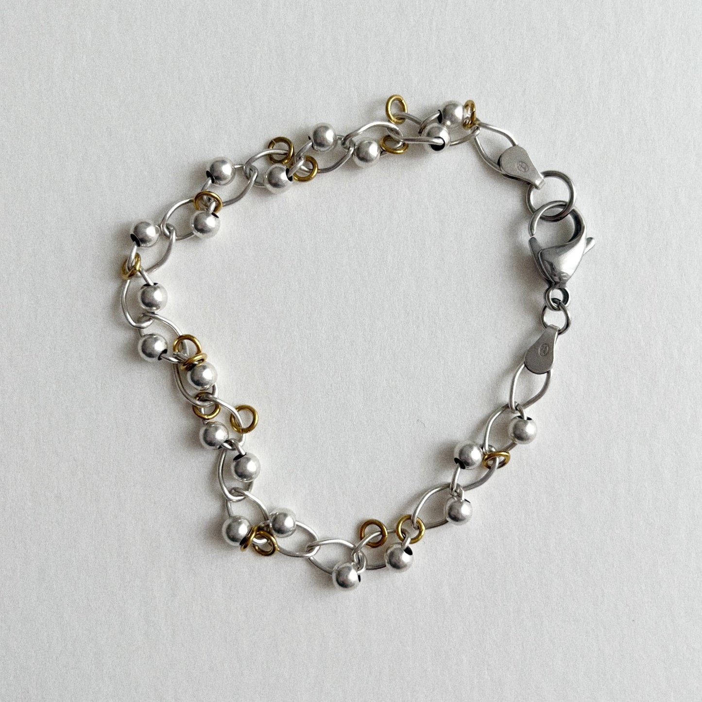 Bracelet - Argent 925 et acier inoxydable