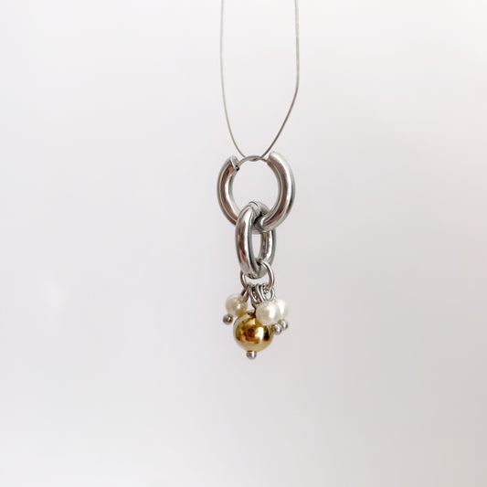 Boucle d'oreille - Perles mixtes