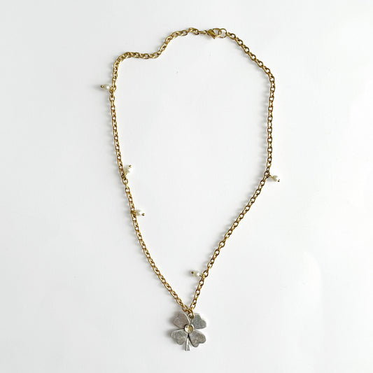 Collier - Pendentif trèfle