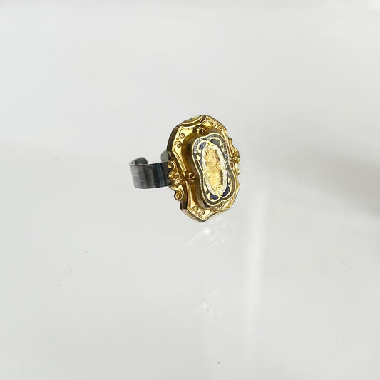 Bague - Broche upcyclée