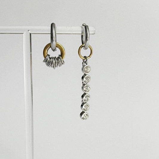 Paire de boucles - Strass Swarovski