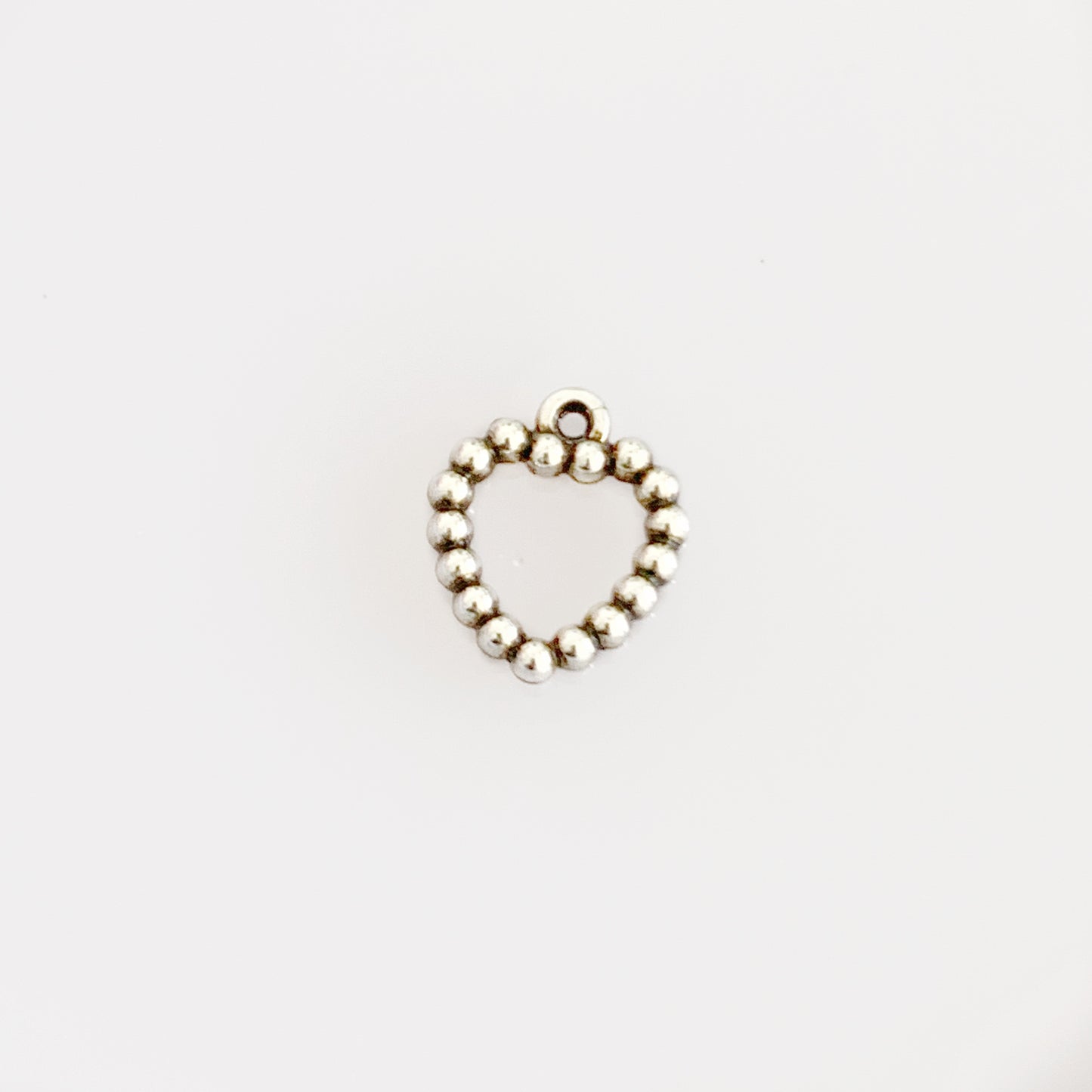 Collier coeur argenté - P23.22