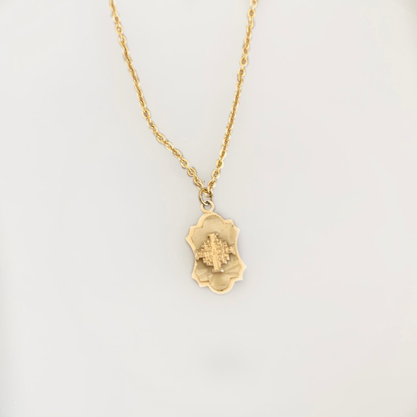 Collier croix jérusalem - P23.08