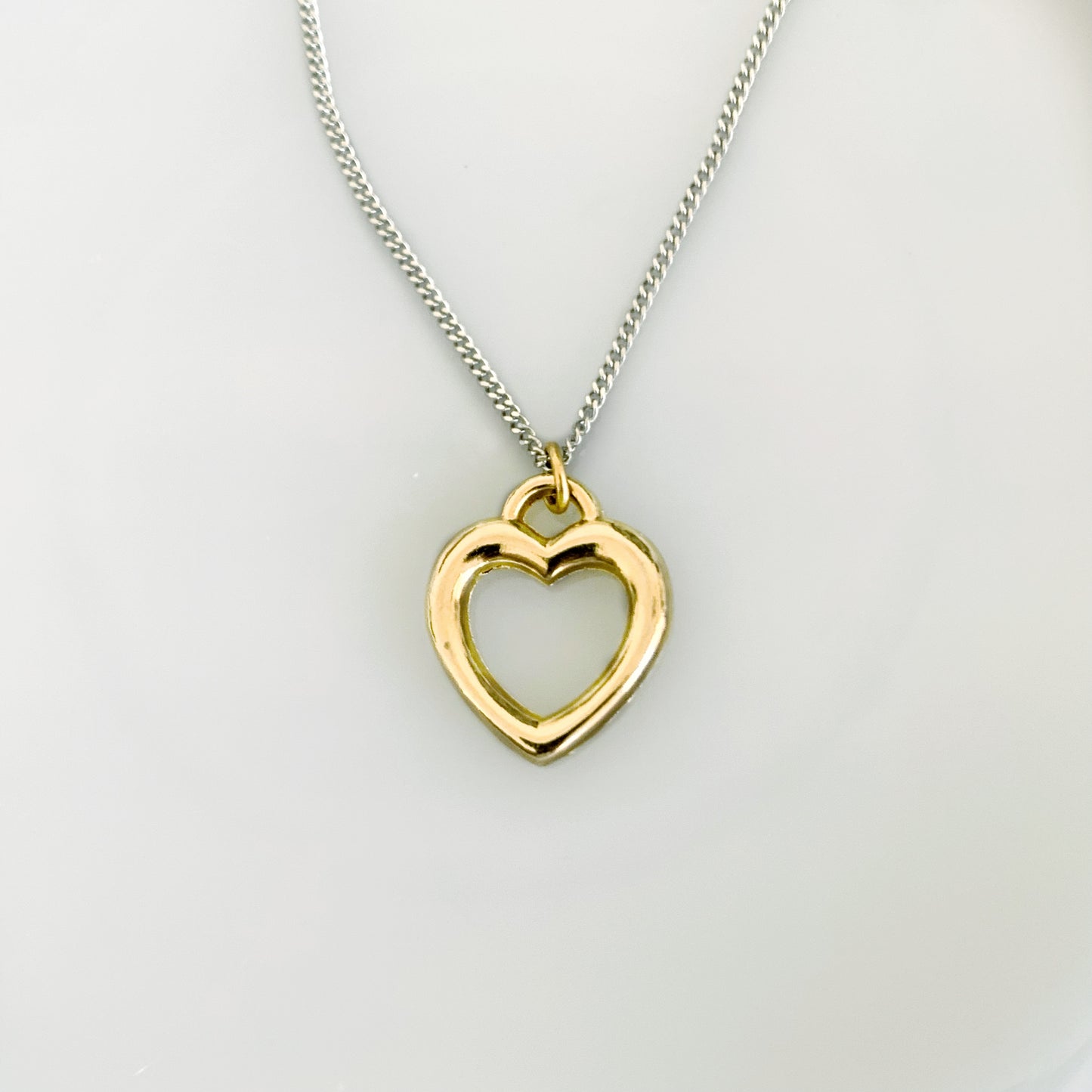 Collier coeur doré - P23.17