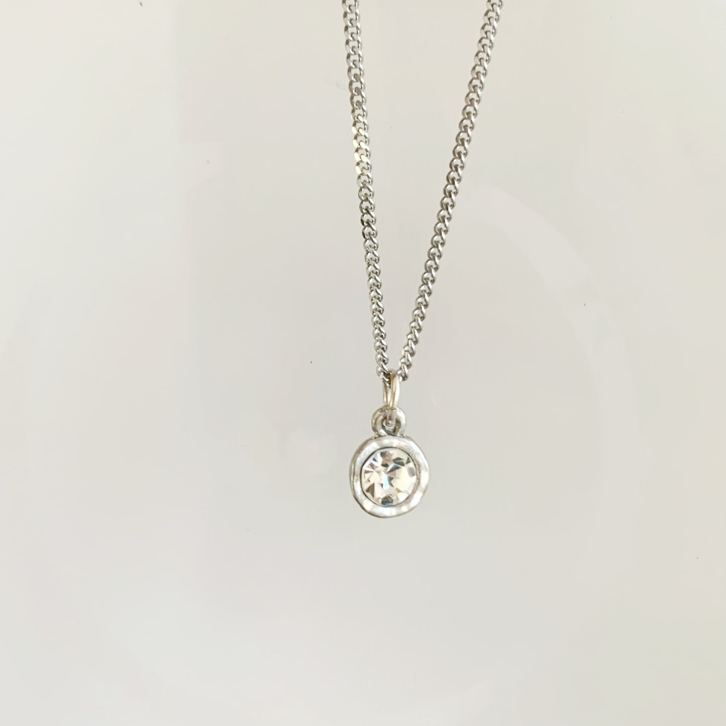 Collier pendentif strass - P23.21