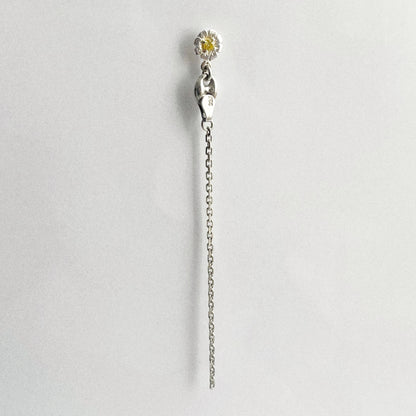 Boucle d'oreille - Zirconium & grain de café