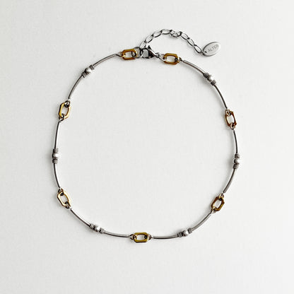 Collier - Argent & Acier inoxydable