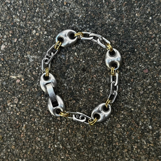 Bracelet Grains de café acier