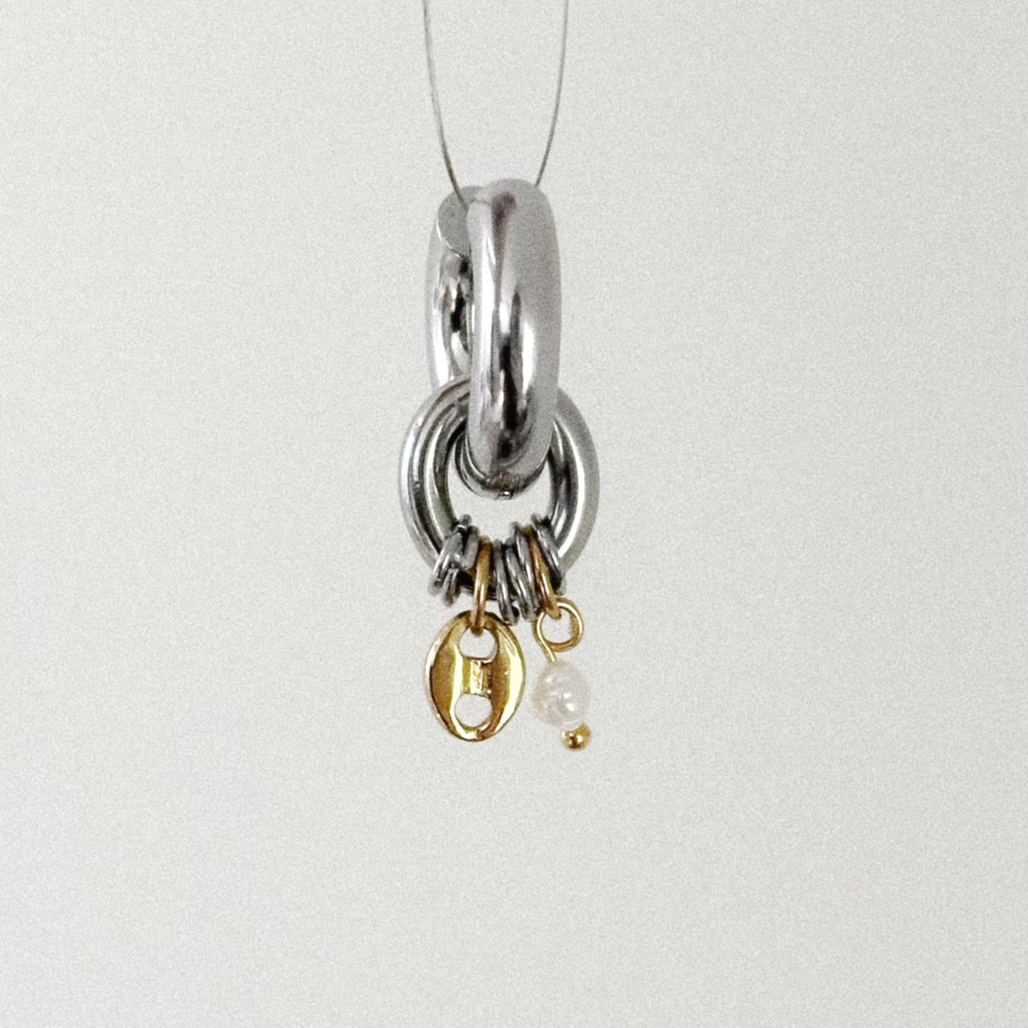 Boucle d'oreille - Chunky / argentée