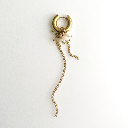 Boucle d'oreille Agnès - Dorée