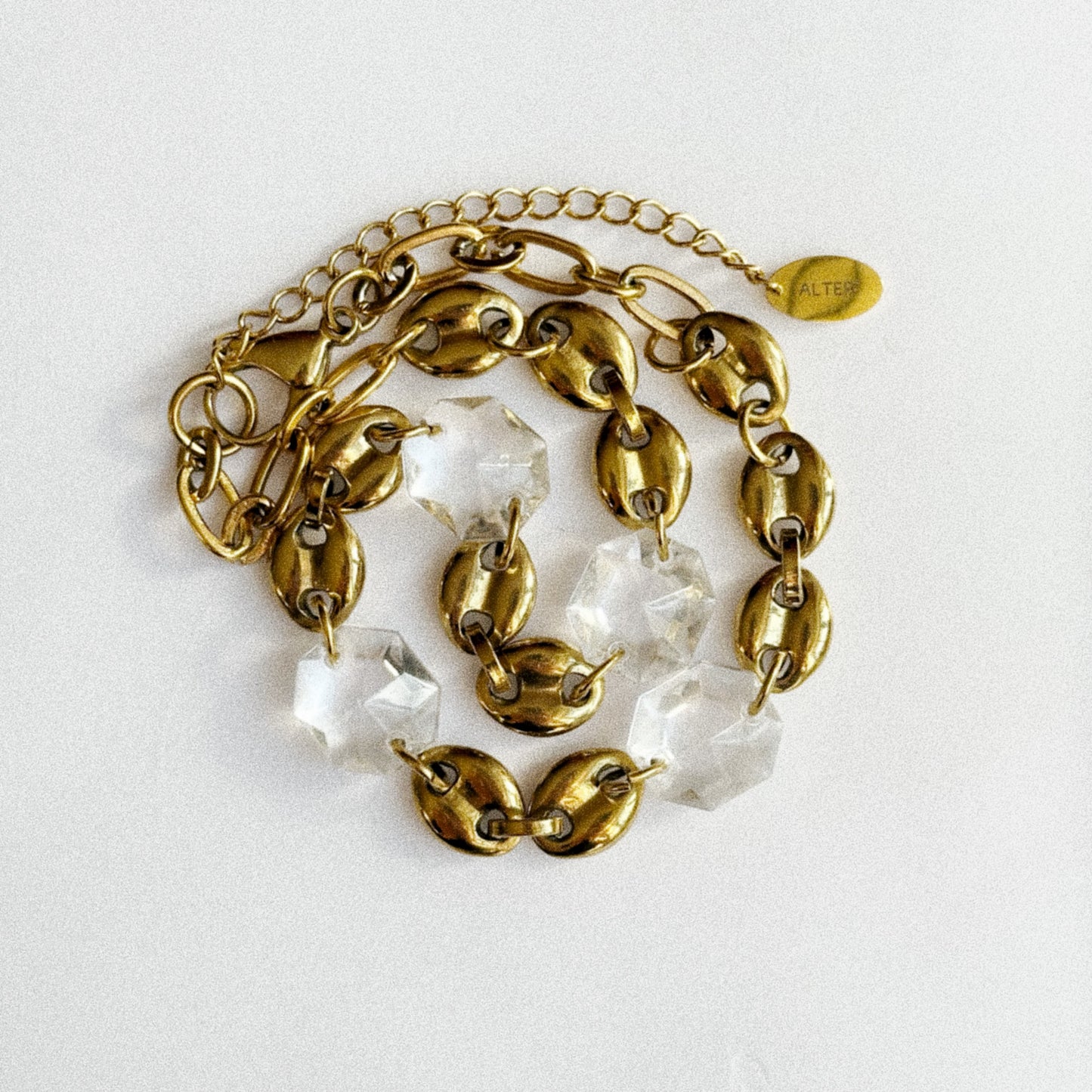 Collier - Grains de café & pampilles