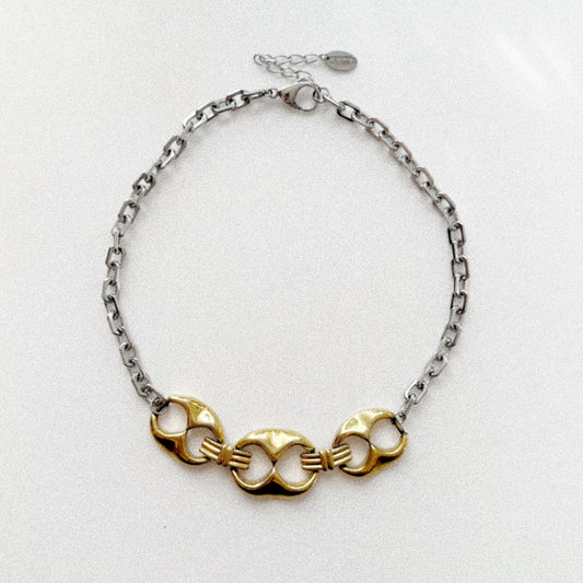 Collier - Maillons plaqué or