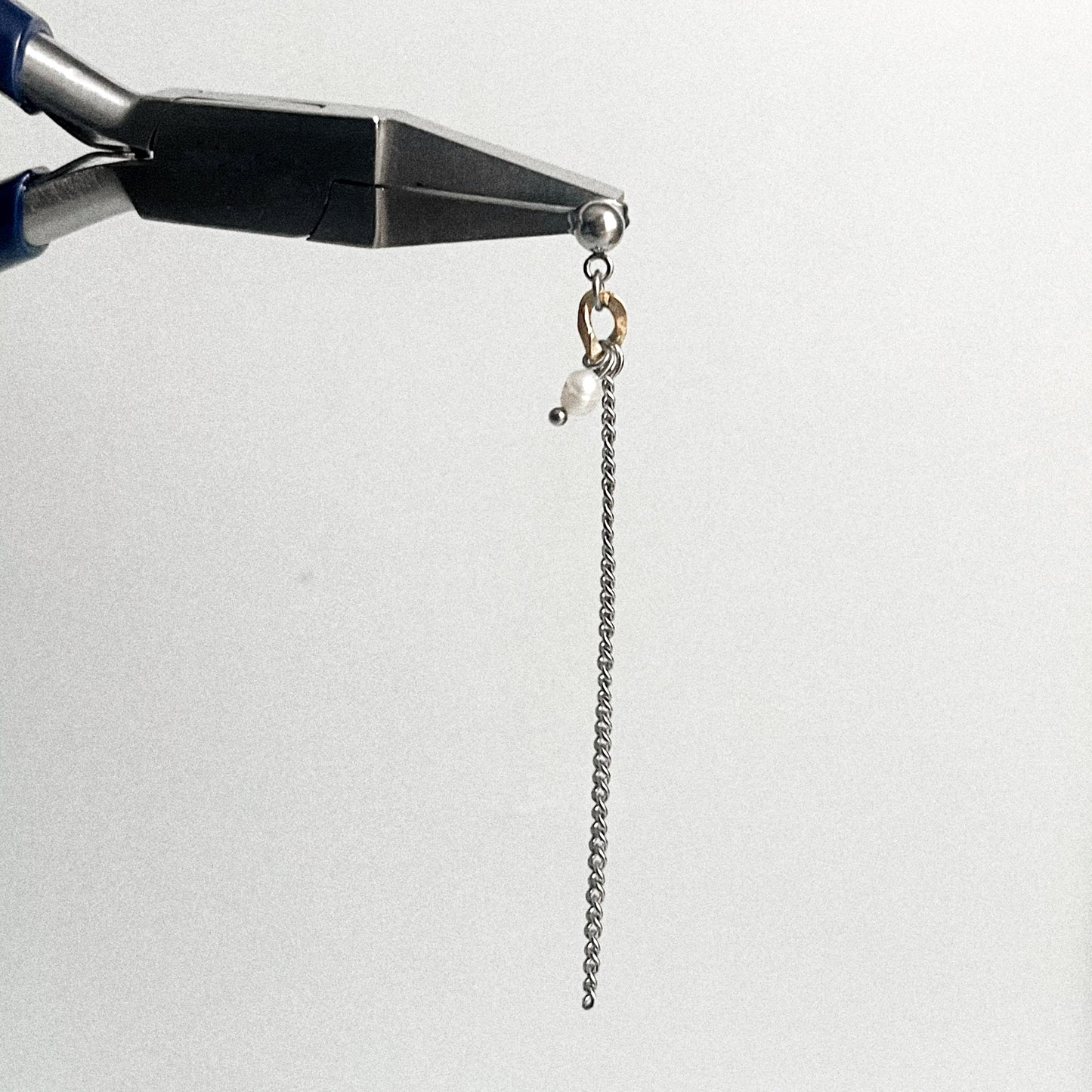 Boucle d'oreille - Maillon plaqué or