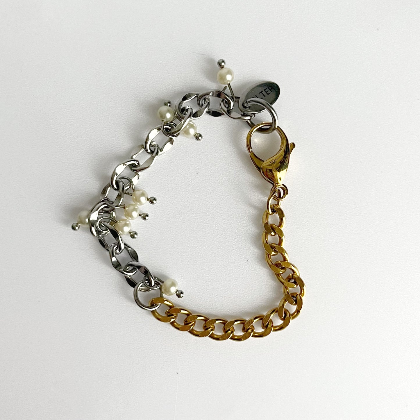 Bracelet perles nacrées