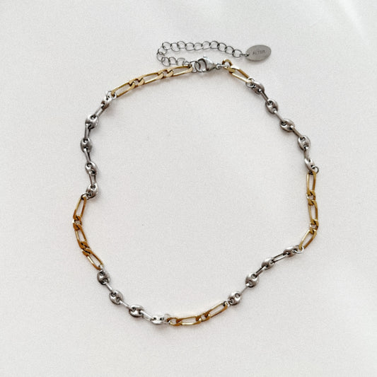 Collier mailles mixtes