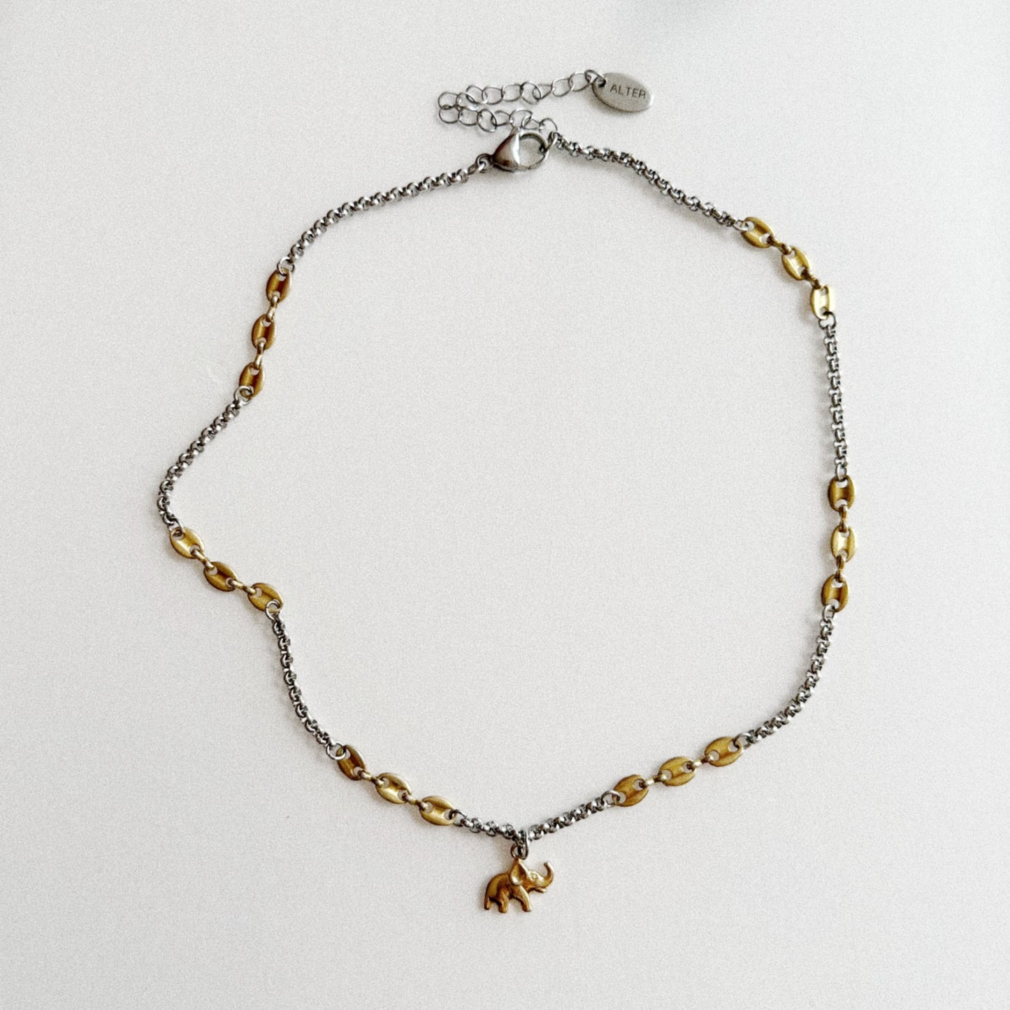 Collier - Pendentif éléphant