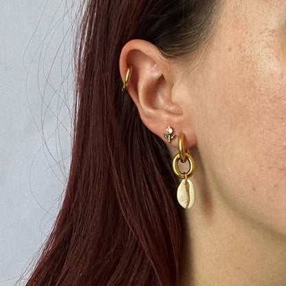 Boucle d'oreille - Coquillage