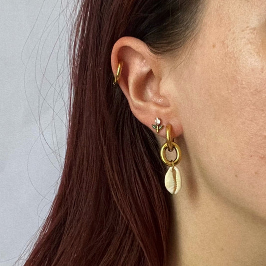 Boucle d'oreille - Coquillage