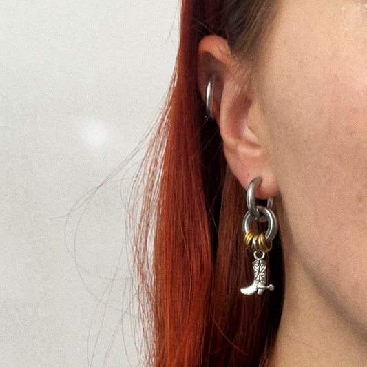 Boucle d'oreille Santiag 01 - Permanente