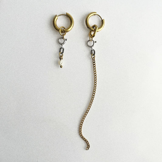 Paire de boucles - "Poésie"