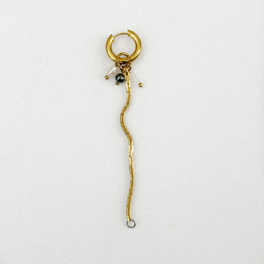 Boucle d'oreille - Perles multi