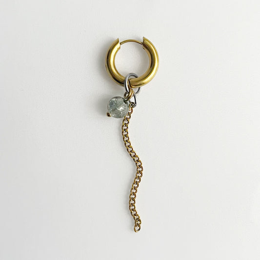 Boucle d’oreille - Perle & Chaîne