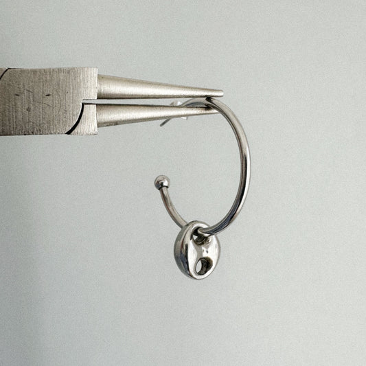 Boucle d'oreille Lexie - Argentée / permanente