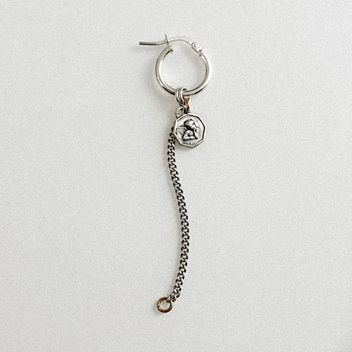 Boucle d'oreille - Médaille argent