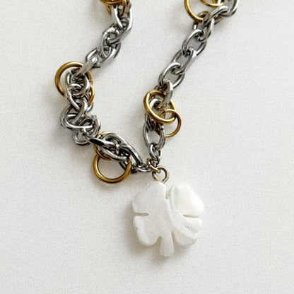 Collier Trèfle nacré