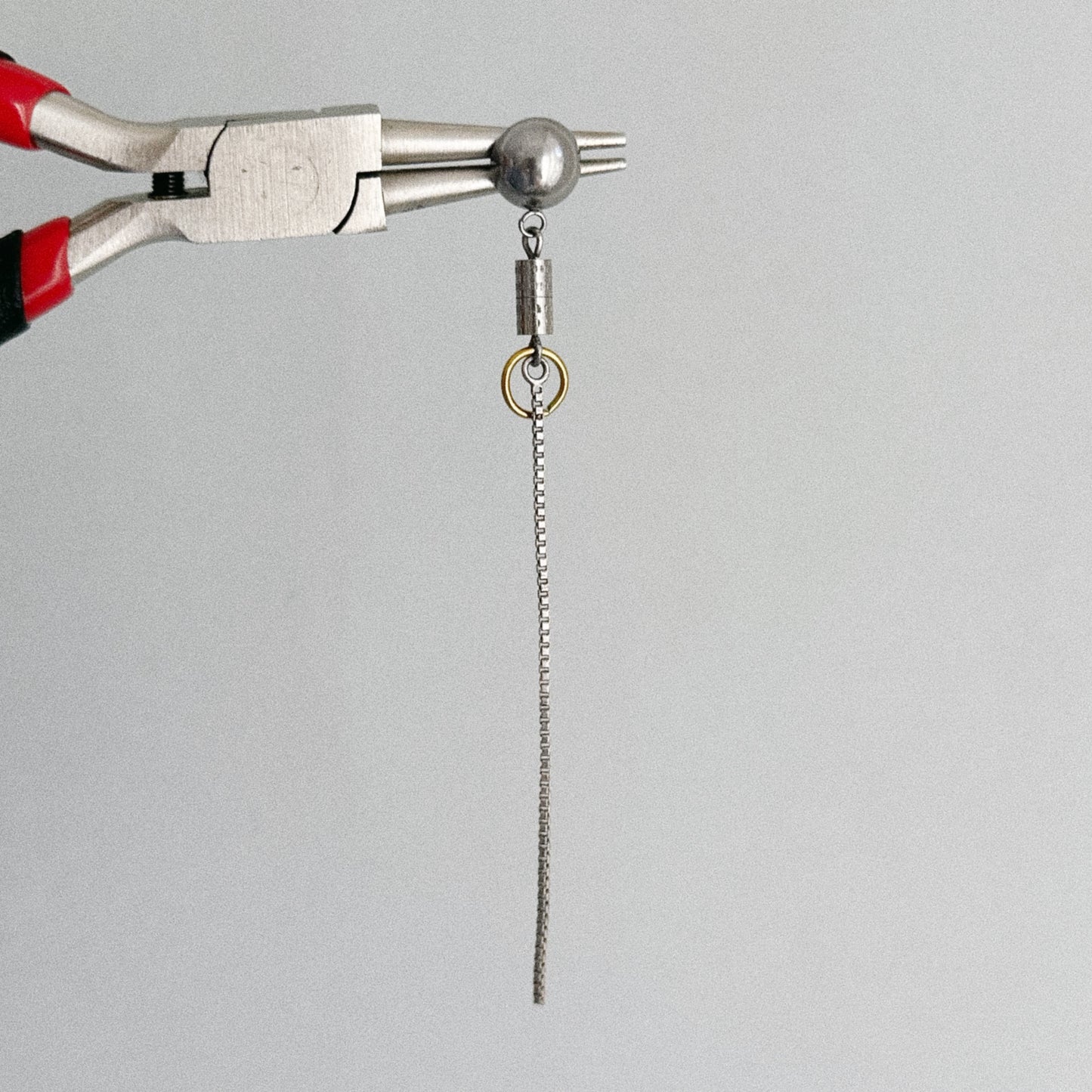 Boucle d'oreille - Clou acier