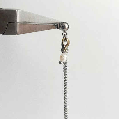 Boucle d'oreille - Maillon plaqué or