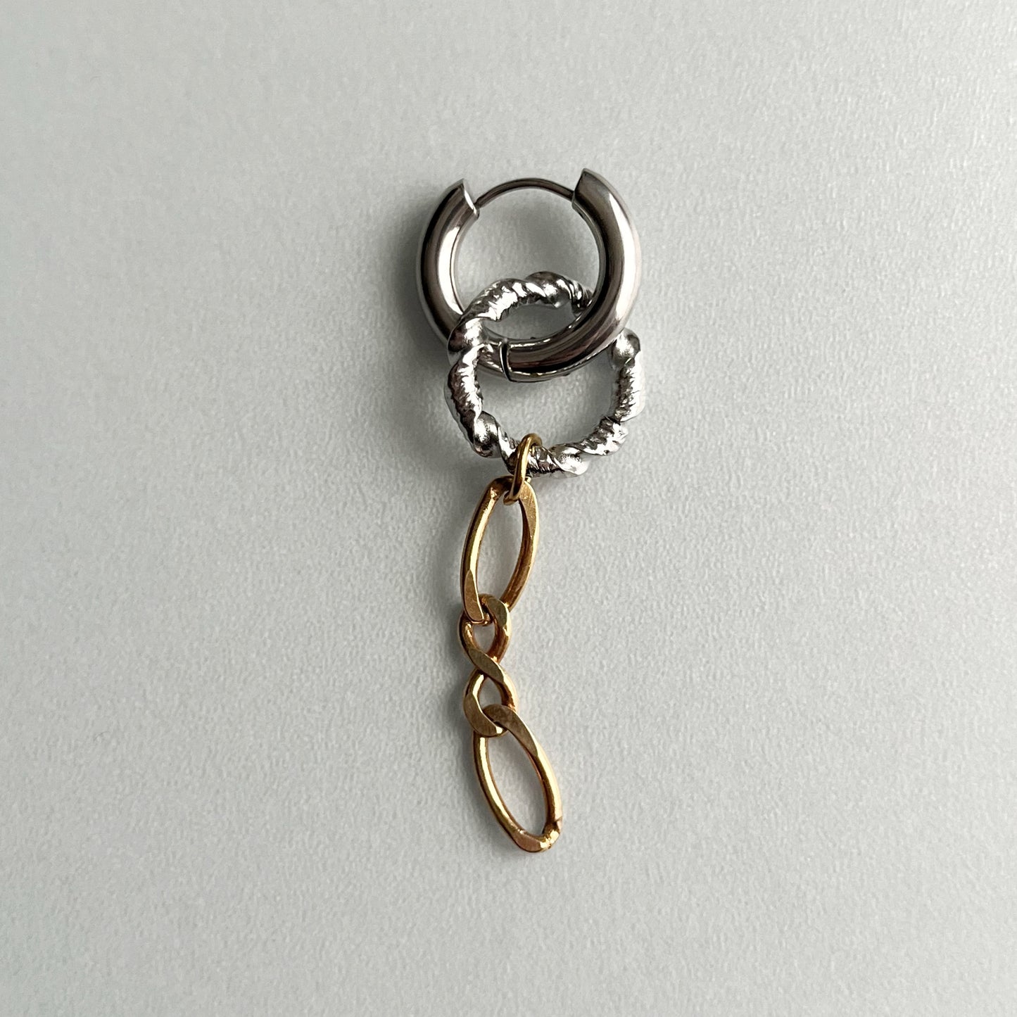 Earring - Striped link