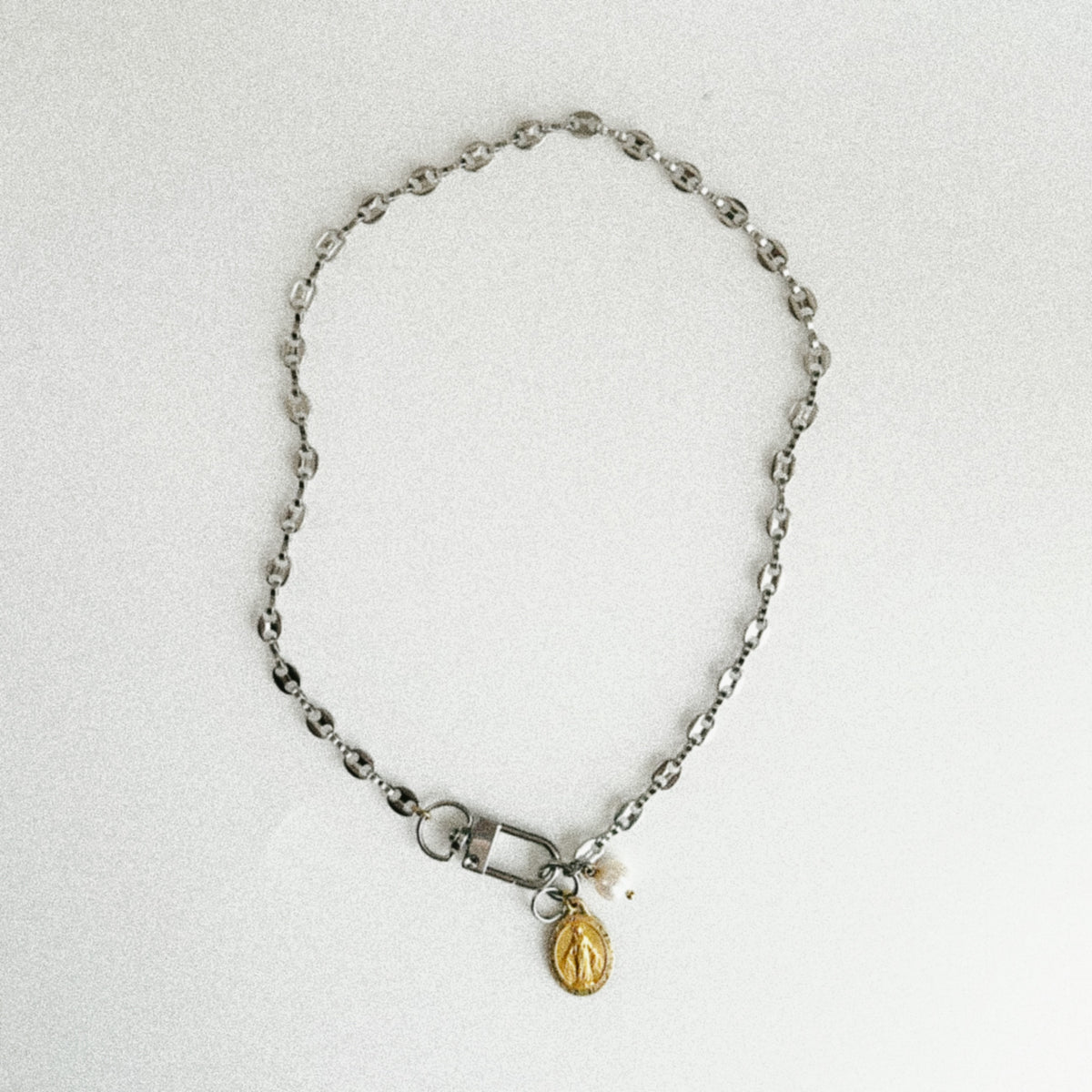 Collier - Mousqueton & Médaille