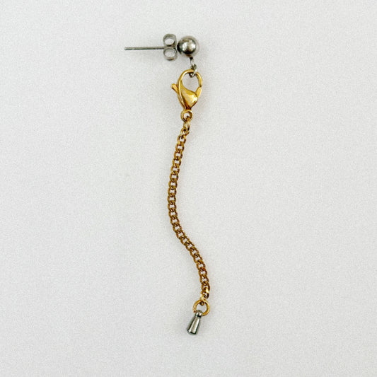 Boucle d'oreille - Fermoir doré