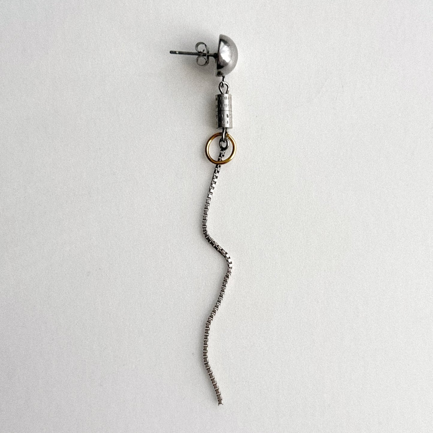 Boucle d'oreille - Clou acier