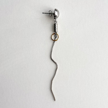 Boucle d'oreille - Clou acier