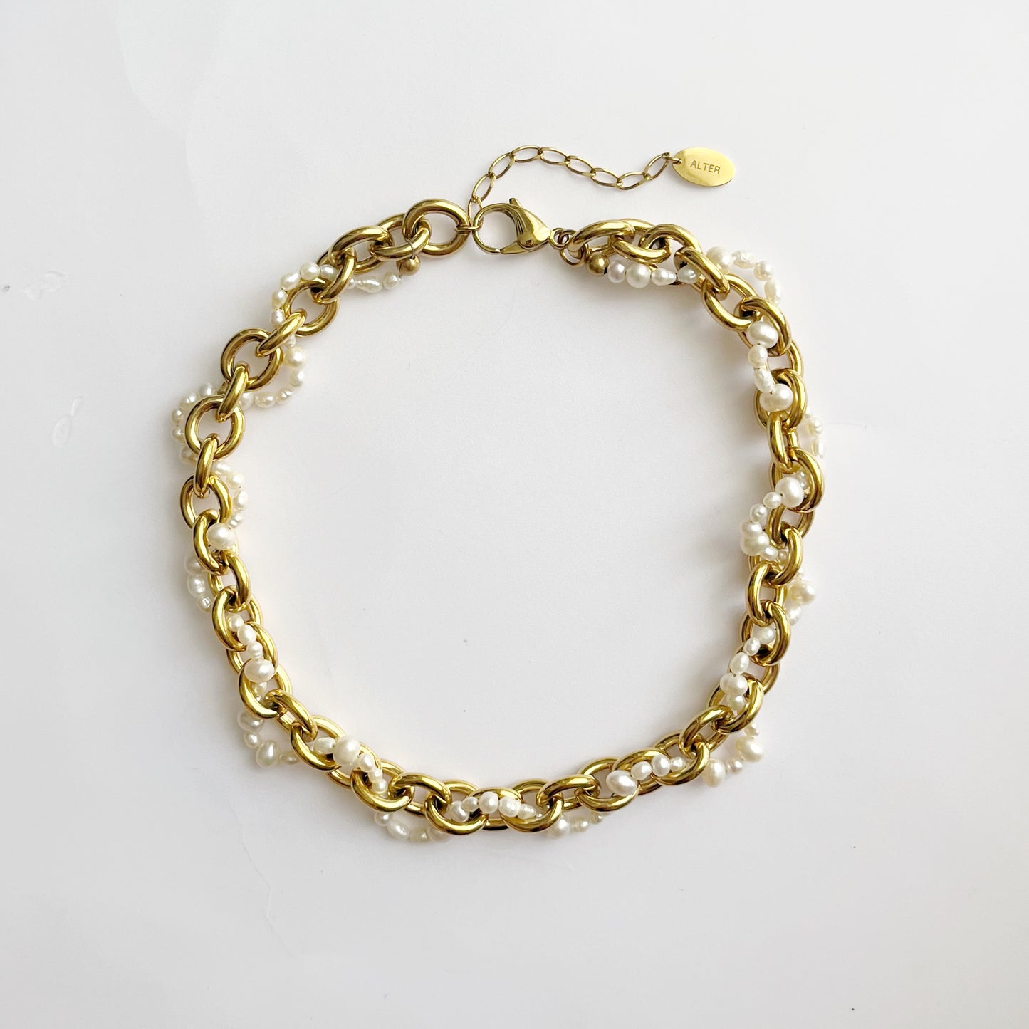 Le Collier Tressé / Doré