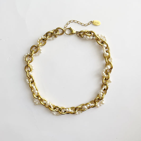 Le Collier Tressé / Doré - Permanent