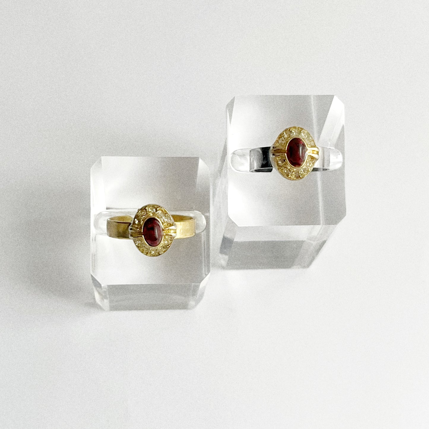 Bague - Pierre rouge