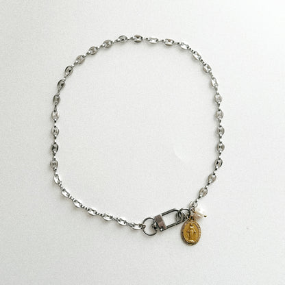 Collier - Mousqueton & Médaille