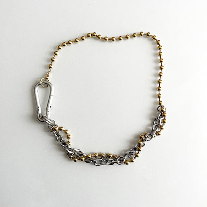 Collier - Billes dorées