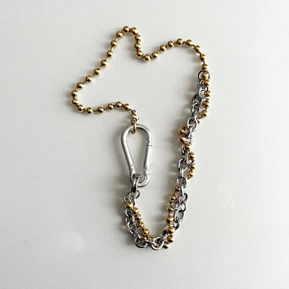 Collier - Billes dorées