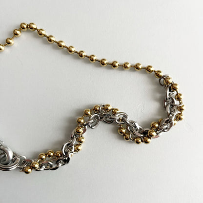 Collier - Billes dorées