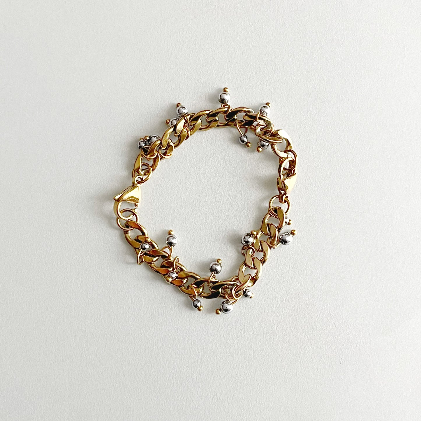 Bracelet - Gouttes argentées
